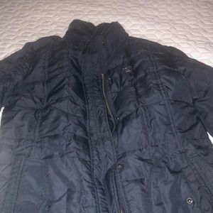 Abercrombie and fitch puffer trench jacket